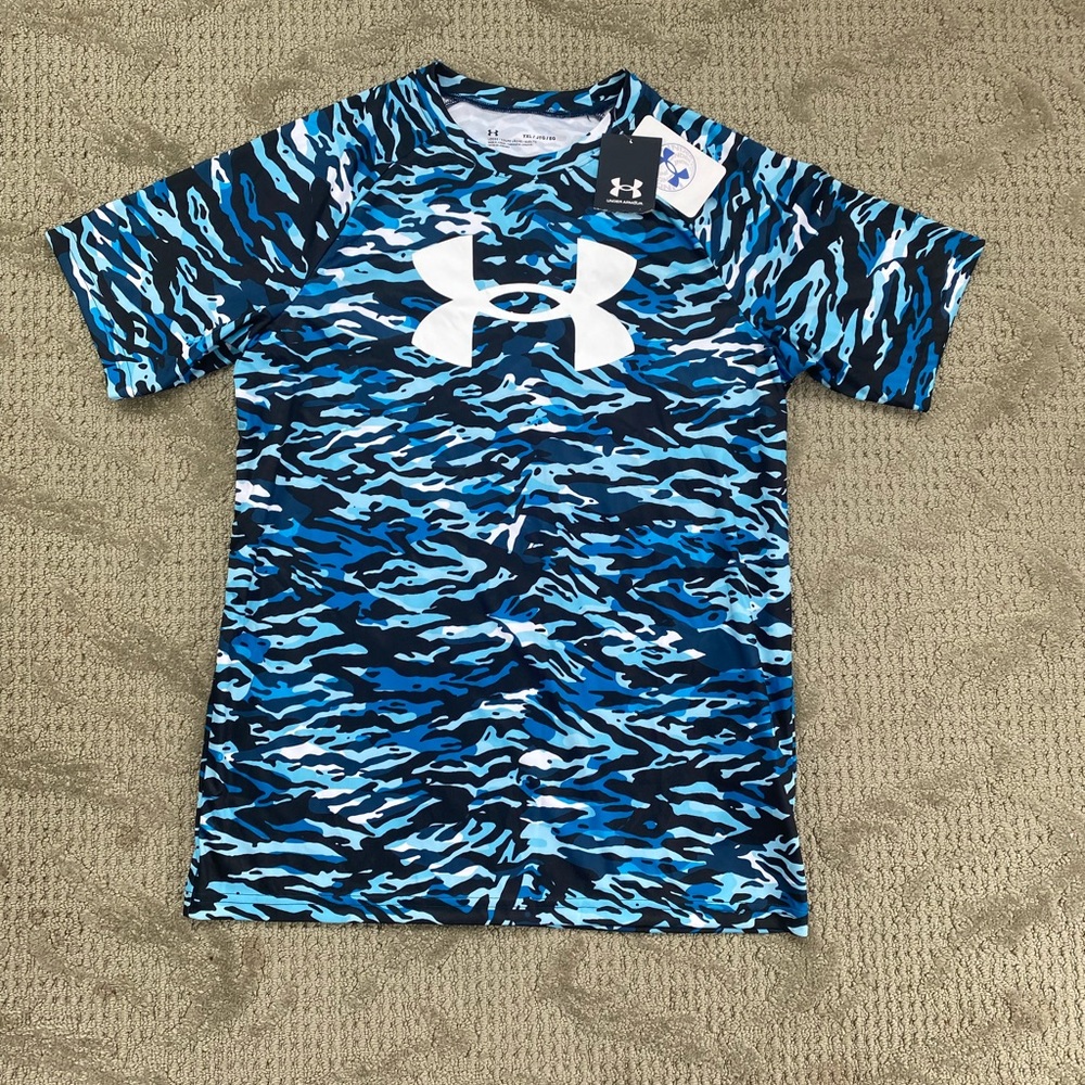 Under Armour Blue Camouflage T-Shirt